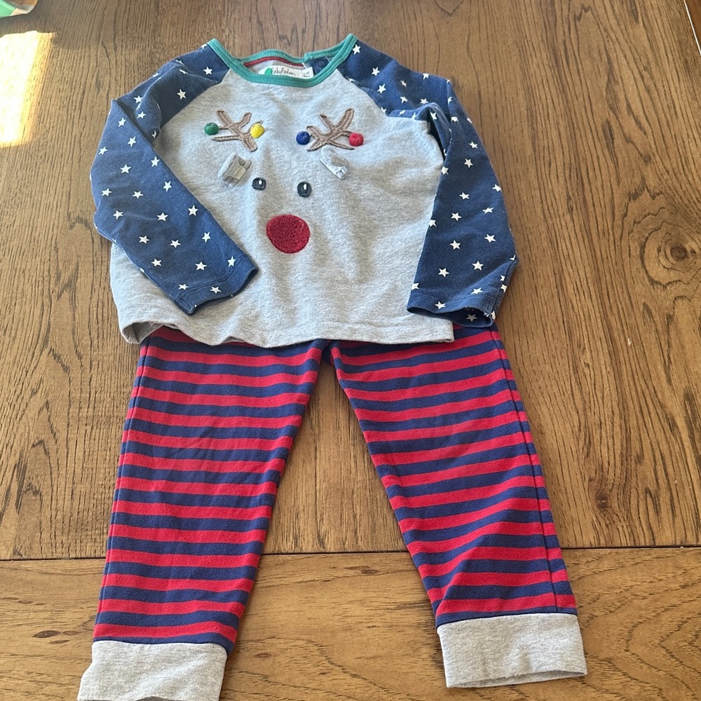 Boden 2T 3T matching set -holiday Christmas